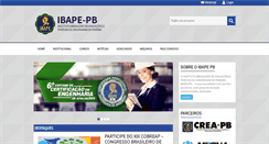 Desktop Screenshot of ibapepb.org.br
